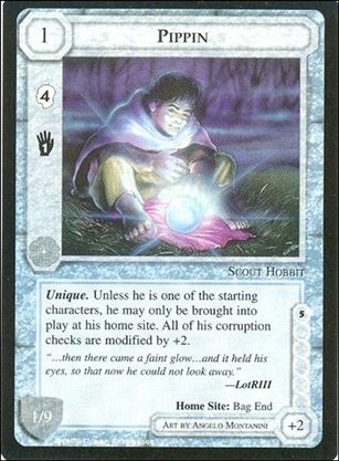 Middle-Earth: The Wizards (Base Set) card 345 Pippin