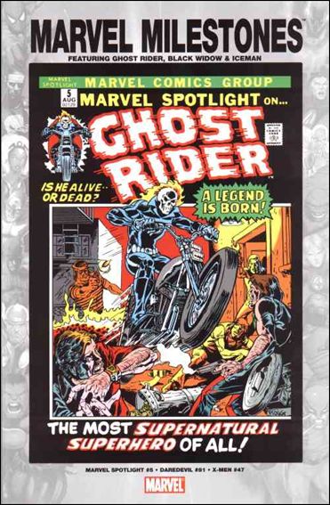Marvel Milestones: Ghost Rider, Black Widow & Iceman issue nn