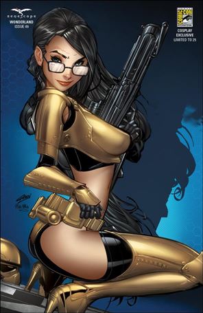 Grimm Fairy Tales Presents Wonderland issue 49-F Paul Green San Diego Comic-Con Cosplay Cover 1/25