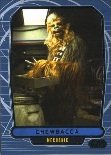 Star Wars Galactic Files (Base Set) card 126 Chewbacca Mechanic