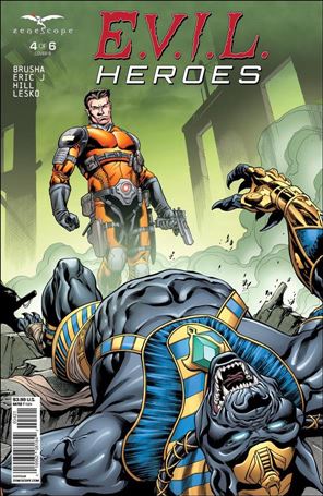 E.V.I.L. Heroes issue 4-B Robert Atkins Cover