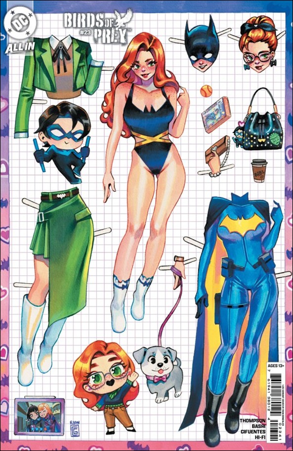Birds of Prey (2023) issue 23-D Rian Gonzales 1:25 Cardstock Cover