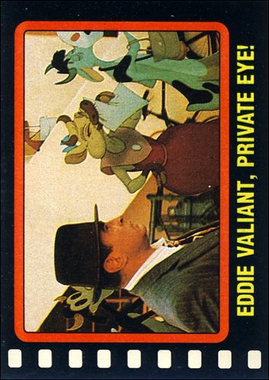Who Framed Roger Rabbit? (Base Set) card 31 Eddie Valiant, Private Eye!