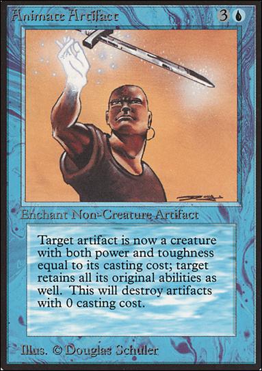 Magic the Gathering: Limited Edition Beta (Base Set) card 49 Animate Artifact