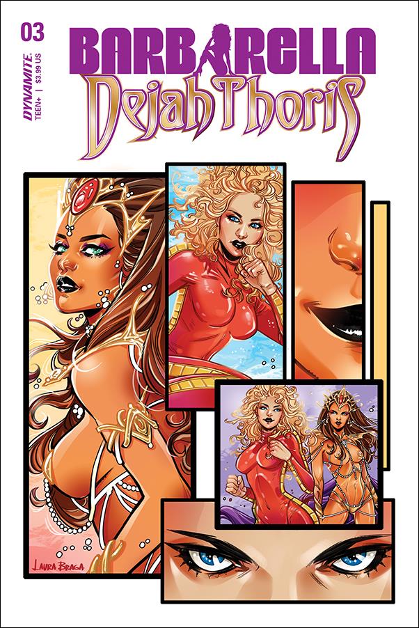 Barbarella / Dejah Thoris issue 3 Laura Braga Cover