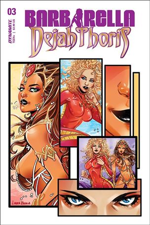 Barbarella / Dejah Thoris issue 3 Laura Braga Cover