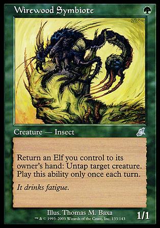 Magic the Gathering: Scourge (Base Set) card 133 Wirewood Symbiote