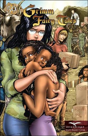Grimm Fairy Tales (2005) issue 50-E Gabriel Rearte Haiti Relief Cover