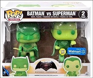 Pop! Heroes Multi-Packs figure nn2-C Batman vs. Superman (GITD)