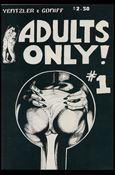 Adults Only Comic Magazine issue 1-B 2nd Print Price Variant