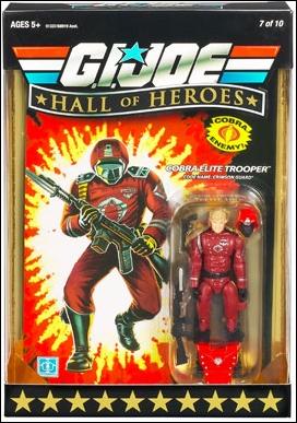 G.I. Joe 25th Anniversary Hall of Heroes figure 7 Crimson Guard (Cobra Elite Trooper)