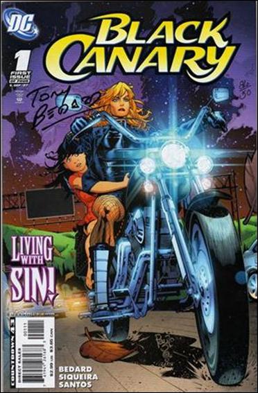 Black Canary (2007) issue 1-B DF (Signed by Tony Bedard) 1/50