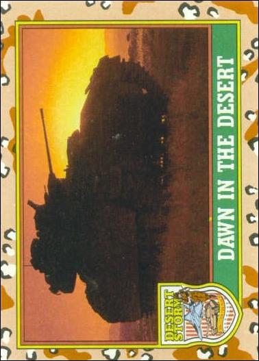 Desert Storm: Series 1 (Base Set) card 83 Dawn in the Desert
