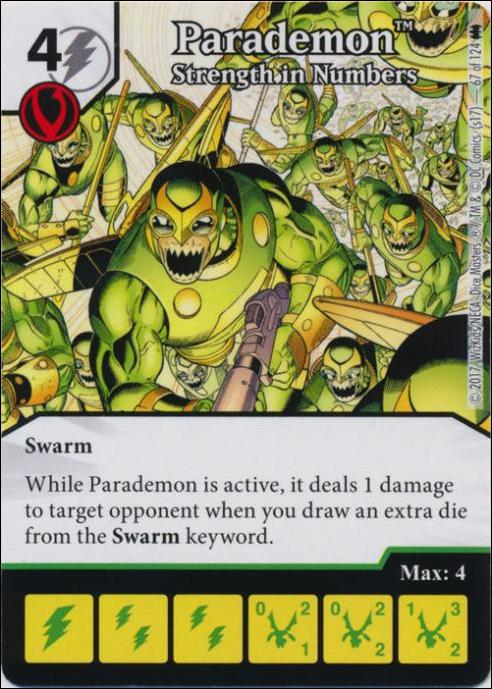 DC Comics Dice Masters Batman card 67 Parademon: Strength in Numbers