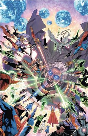 Dark Crisis issue 6-G Daniel Sampere 1:100 Foil Cardstock Cover