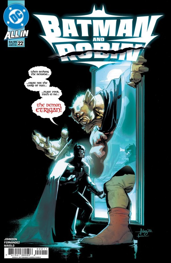 Batman and Robin (2023) issue 22 Javier Fernández Cover