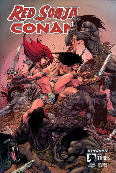 Red Sonja / Conan issue 3-B Roberto Castro Subscription Cover