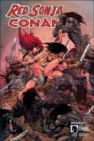 Red Sonja / Conan issue 3-B Roberto Castro Subscription Cover