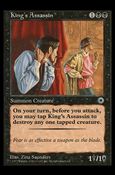 Magic the Gathering: Portal (Base Set) card 98 King's Assassin