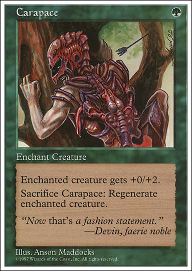 Magic the Gathering: 5th Edition (Base Set) card 281 Carapace