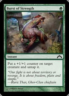 Magic the Gathering: Gatecrash (Base Set) card 115 Burst of Strength