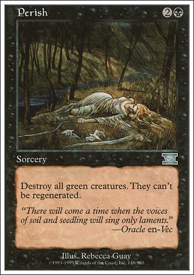 Magic the Gathering: 6th Edition (Base Set) card 148 Perish