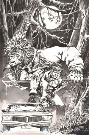 Slasher's Apprentice issue 1-D Retailer Exclusive B&W Anthony Ojeda Cover