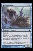Magic the Gathering: Mirrodin Besieged (Base Set) card 32 Spire Serpent