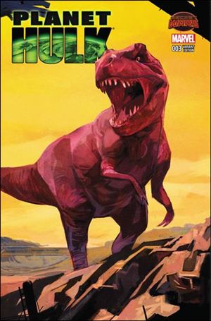 Planet Hulk issue 3-B Alex Maleev 1:10 Landscape Cover