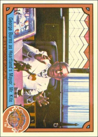 Sgt. Pepper's Lonely Hearts Club Band (Base Set) card 14 George Burns as Heartland's Mayor, Mr. Kite