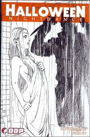 Halloween (2008) issue 3-D Tim Seeley Sketch Cover