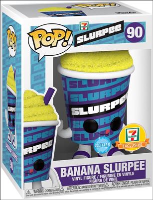 POP! Funko - Foodies figure 90 Banana Slurpee (Glitter) 7-Eleven Exclusive