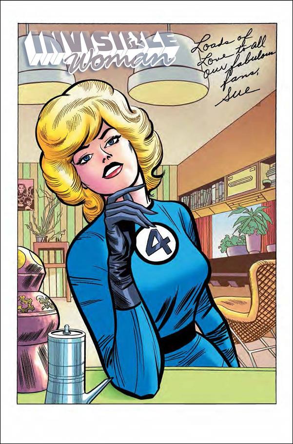 Invisible Woman issue 1-D Jack Kirby 1:100 Hidden Gem Cover