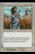 Magic the Gathering: Anthologies (Base Set) card 16 Swords to Plowshares