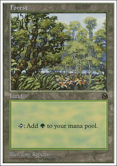 Magic the Gathering: Anthologies (Base Set) card 84 Forest