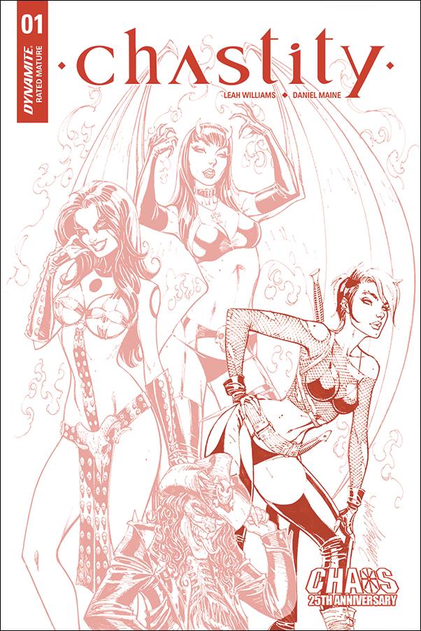 Chastity (2019) issue 1-J J. Scott Campbell 1:25 Red Line Cover