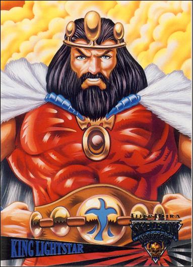 Fleer Ultra Skeleton Warriors (Base Set) card 31 King Lightstar