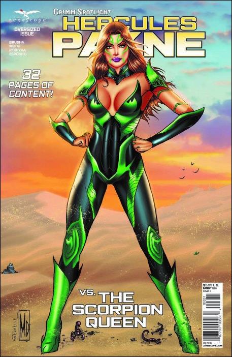 Grimm Spotlight: Hercules Payne vs the Scorpion Queen issue nn-C Michael Dipascale Cover