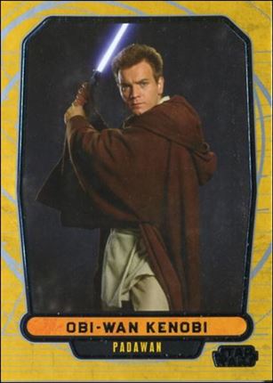 Star Wars Galactic Files (Base Set) card 3 Obi-Wan Kenobi Padawan