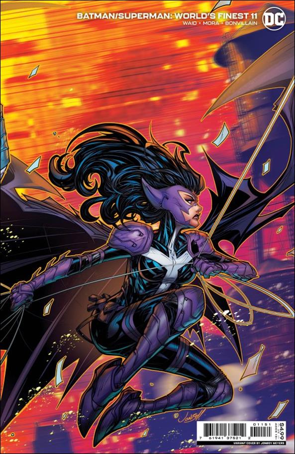 Batman/Superman: World's Finest issue 11-C Jonboy Meyers Huntress Connecting Cardstock Cover