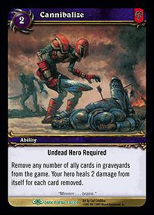 World of Warcraft: Through the Dark Portal (Base Set) card 136 Cannibalize