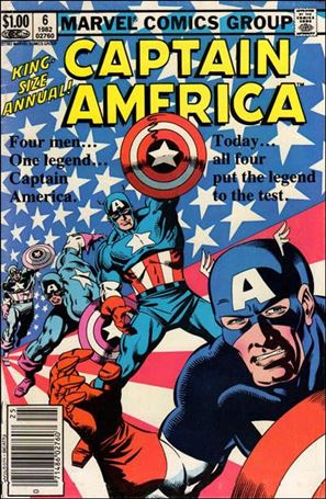 Captain America Annual (1971) issue 6-B Newsstand Cover