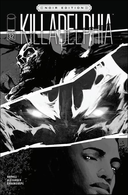 Killadelphia issue 34-C Jason Shawn Alexander B&W Noir Cover