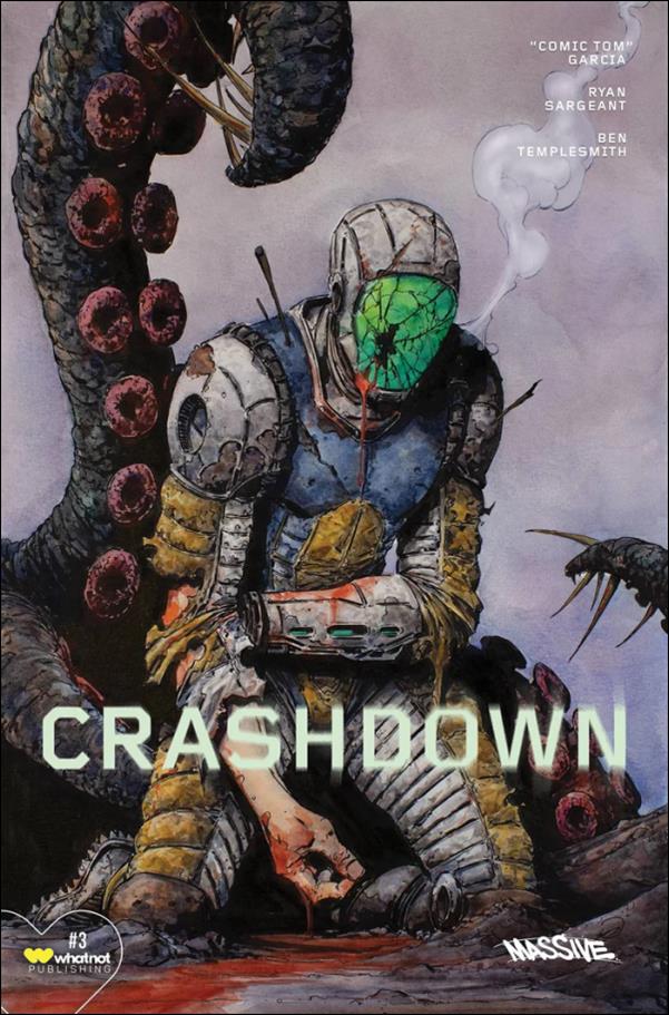 Crashdown issue 3-D Johnny Desjardins 1:10 Cover