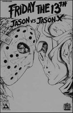 Friday the 13th: Jason vs Jason X issue 1-B Nanosteel Cover
