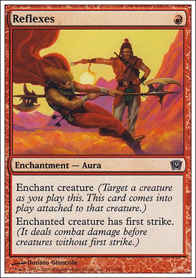 Magic the Gathering: 9th Edition (Base Set) card 211 Reflexes