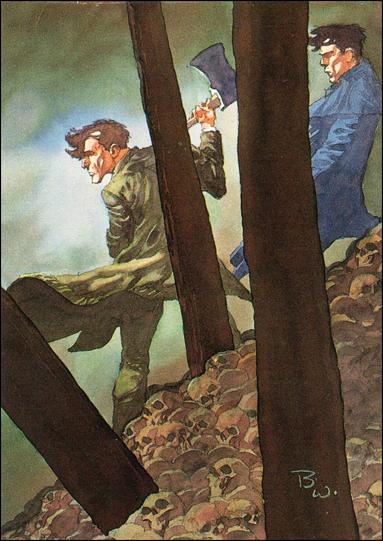 Bernie Wrightson II: More Macabre (Base Set) card 30 Headquarters