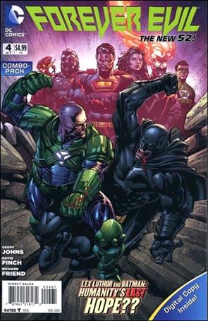 Forever Evil issue 4-C Unbagged David Finch Cover Combo Pack
