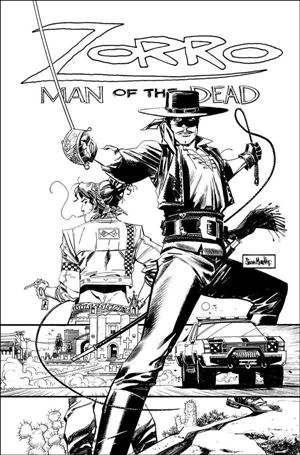 Zorro: Man of the Dead issue 2-E Sean Gordon Murphy 1:15 BW Cover