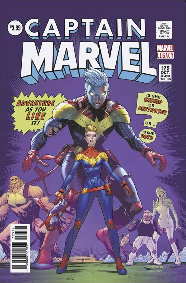 Captain Marvel (2017) issue 125-E Dan Mora Homage Cover (2nd Printing)